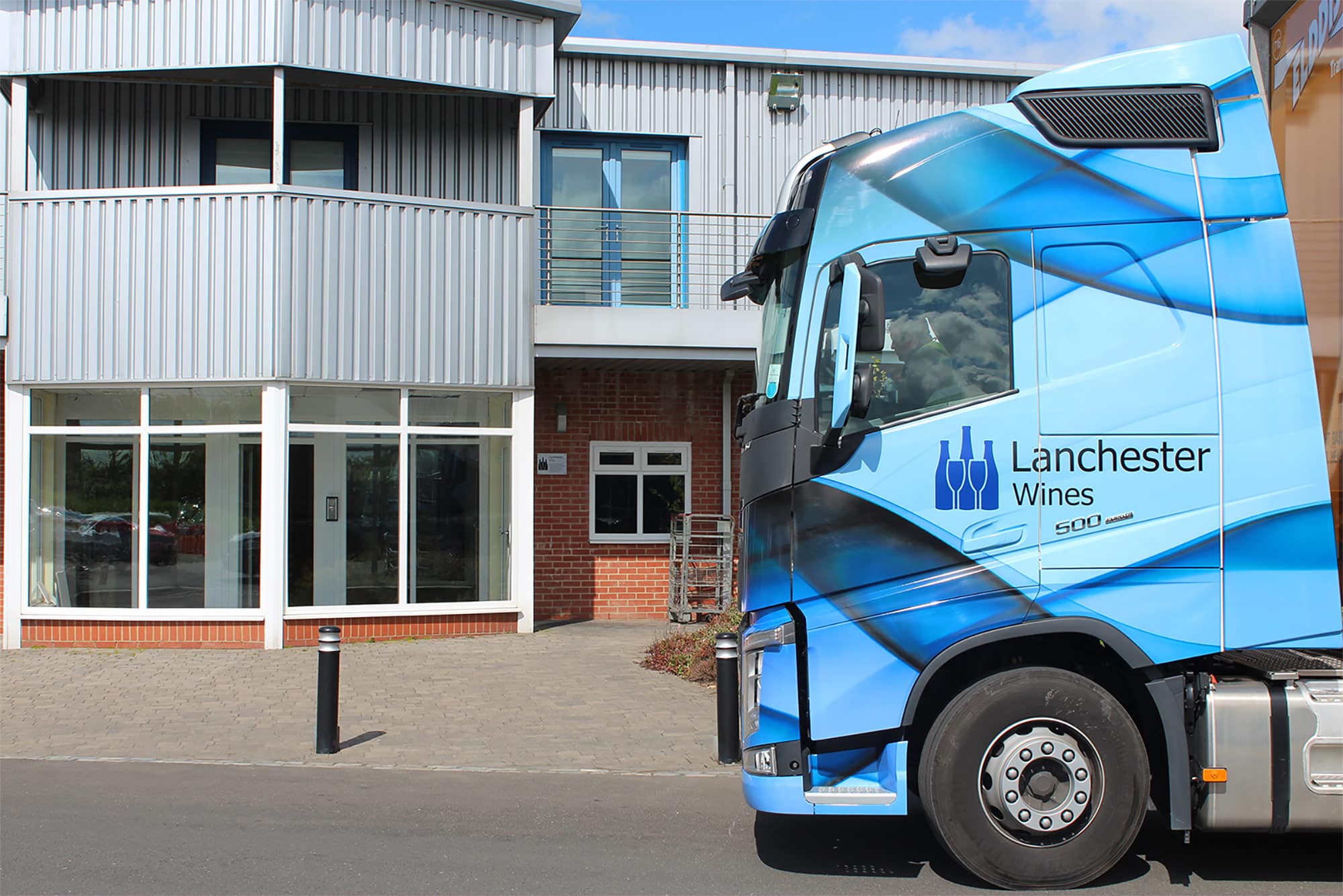 New Lanchester Wines Truck design Lanchester Wines