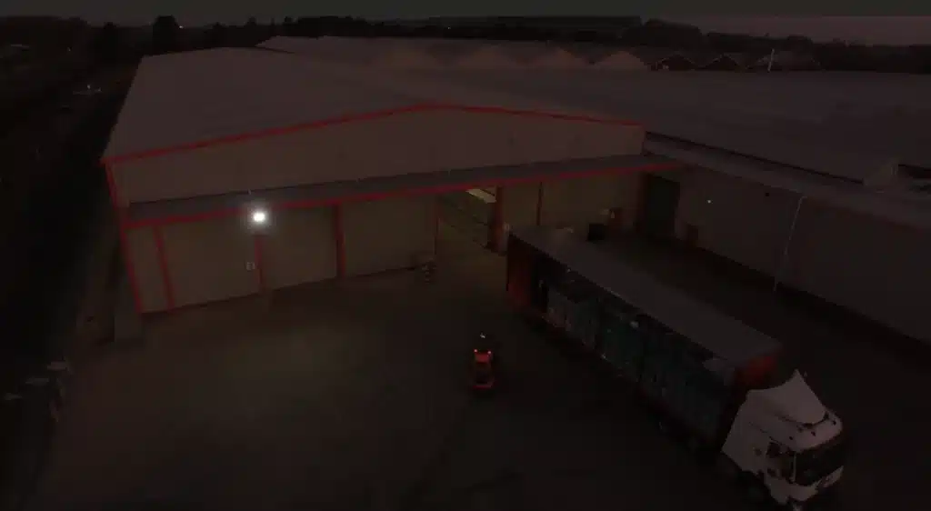 Lanchester Wines' warehouses working into the night